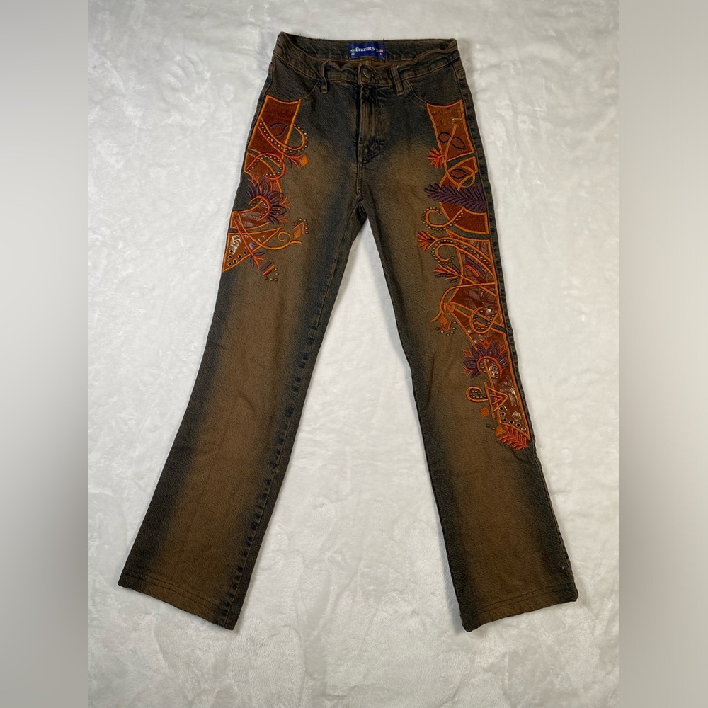Women’s BrazilRoxx Embroidered Jeans Size 4